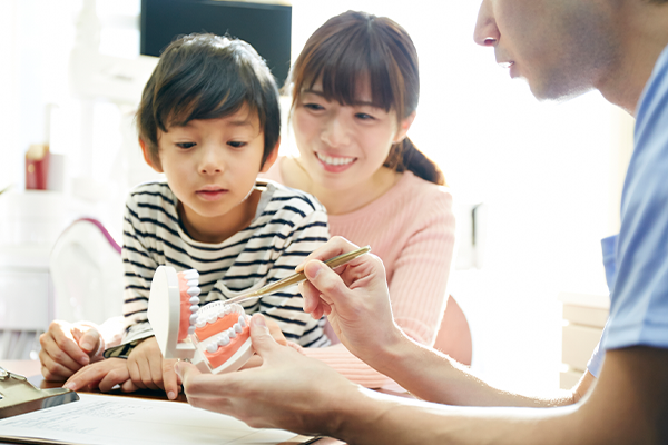 親子一緒に治療が受けられます